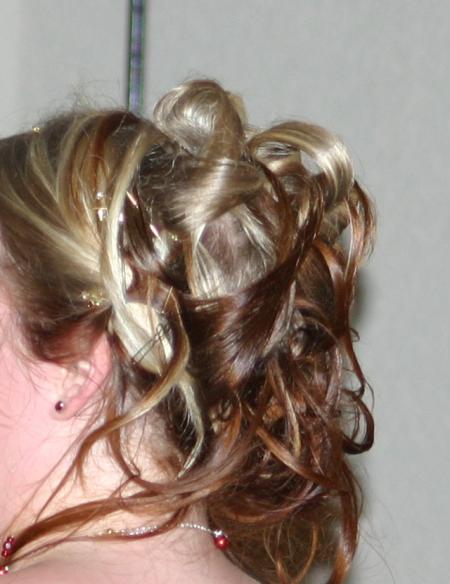 coiffure de la mariée
